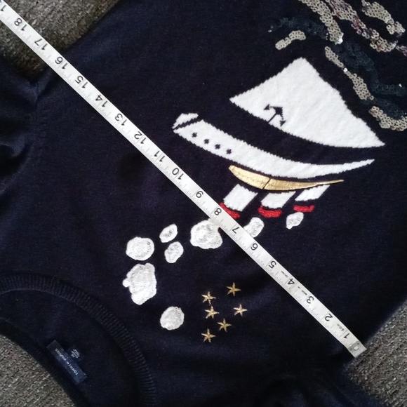⚓RARE Tommy Hilfiger⚓ - Steam Boat Sequin Sweater - Picture 12 of 13